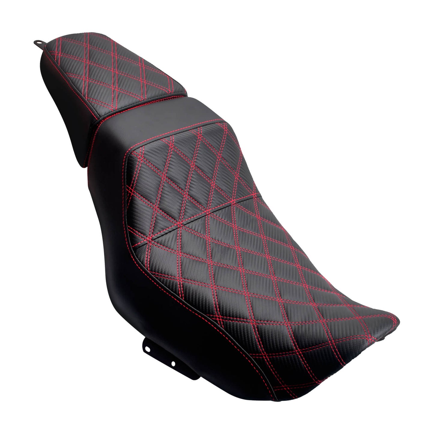 Driver Passenger Leather One-Piece Seat Red For Harley Nightster RH975 RH975S 2022-UP | HCmotorku