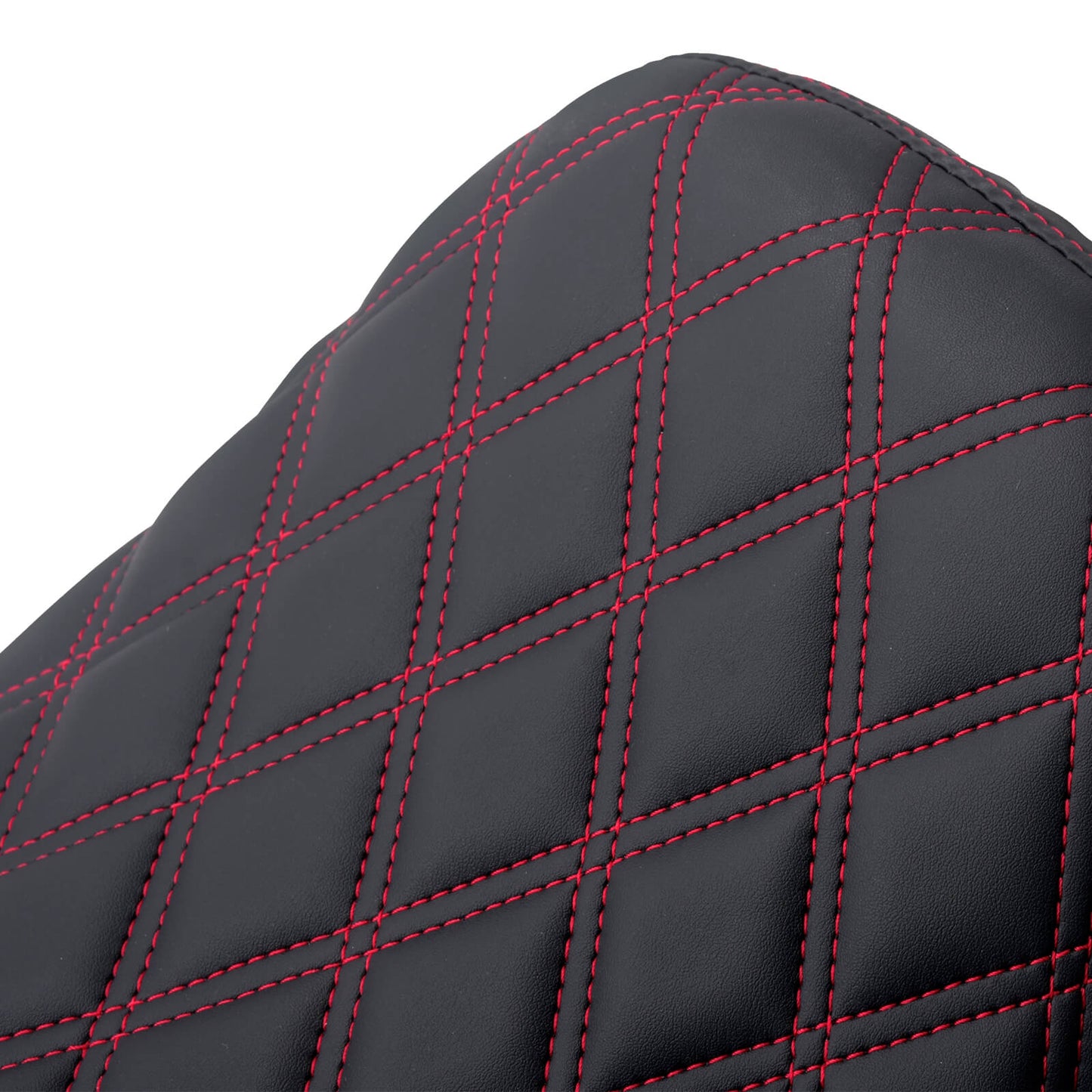 Driver Seat Front Black Solo Red Line For Harley Softail Rocker 2008-2017 | HCmotorku