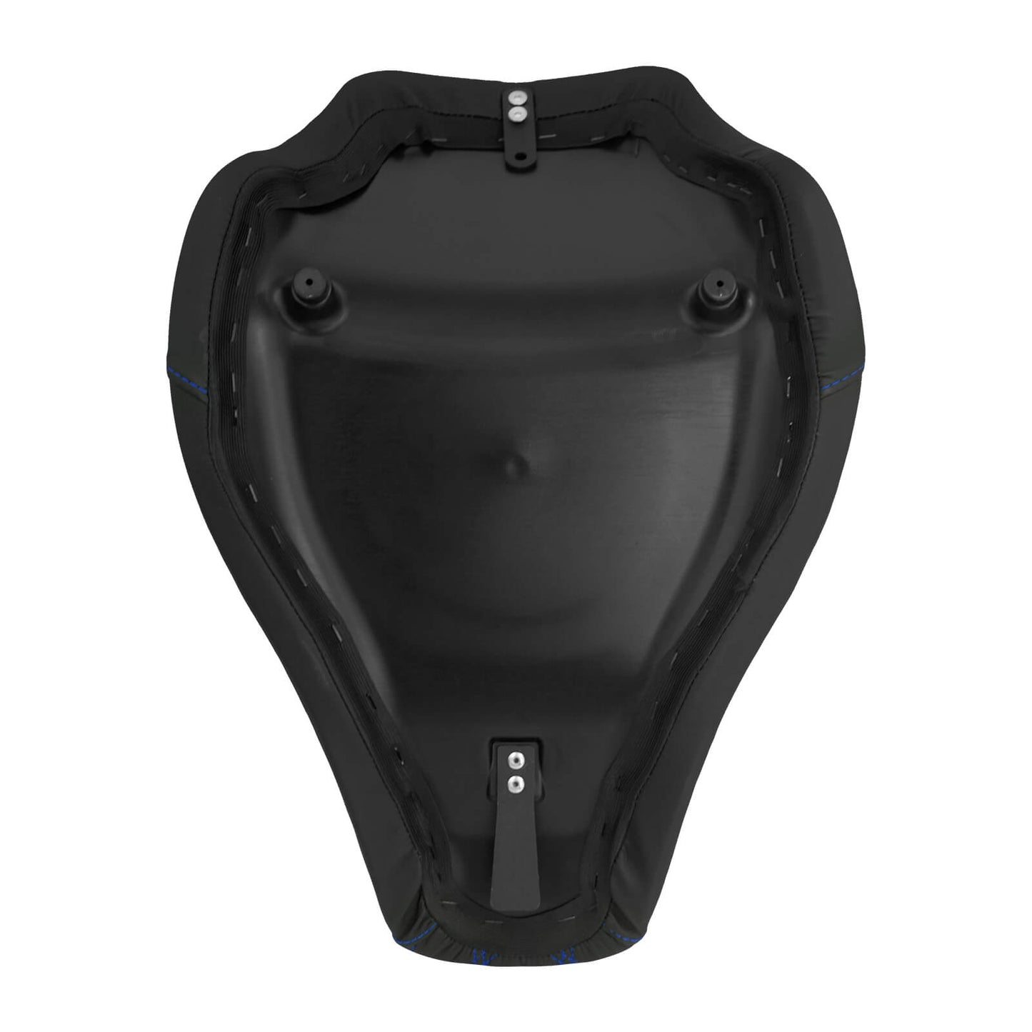 Driver Seat Front Black Solo Blue Line For Harley Softail Rocker 2008-2017 | HCmotorku