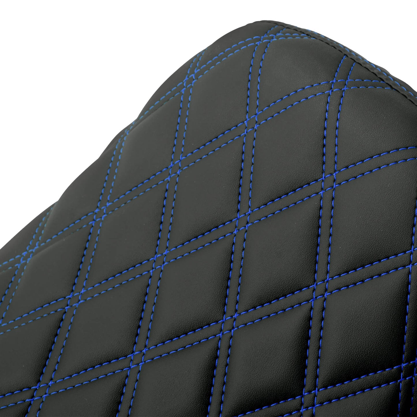 Driver Seat Front Black Solo Blue Line For Harley Softail Rocker 2008-2017 | HCmotorku