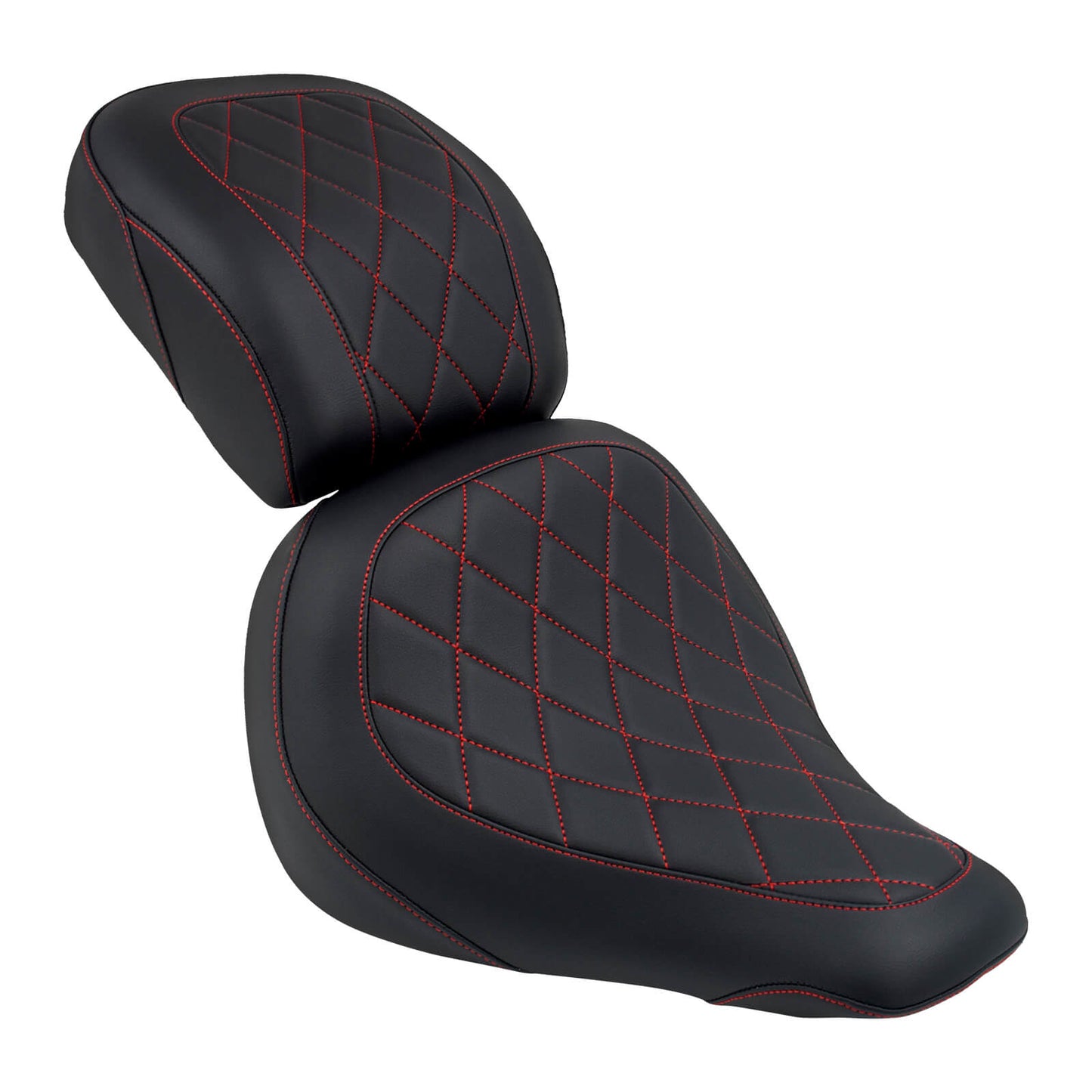 Driver Passenger Seats Fit For Harley Fat Boy FLFB FLFBS 2018-2024 Red & Black | HCmotorku