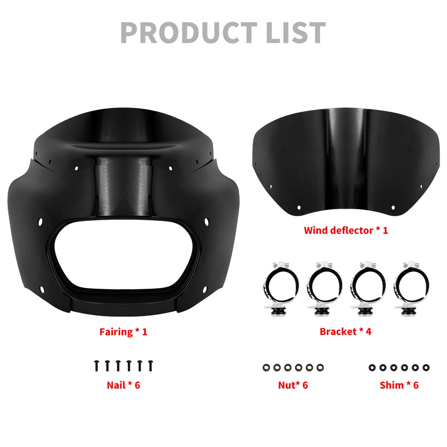 Headlight Fairing Mask Cowl Fits For Harley Softail M8 Fat Bob 2018-2022 | HCmotorku