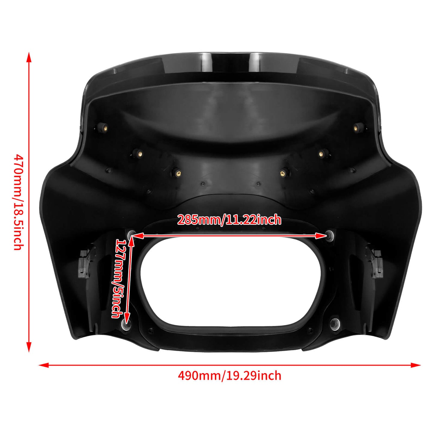 Headlight Fairing Mask Cowl Fits For Harley Softail M8 Fat Bob 2018-2022 | HCmotorku
