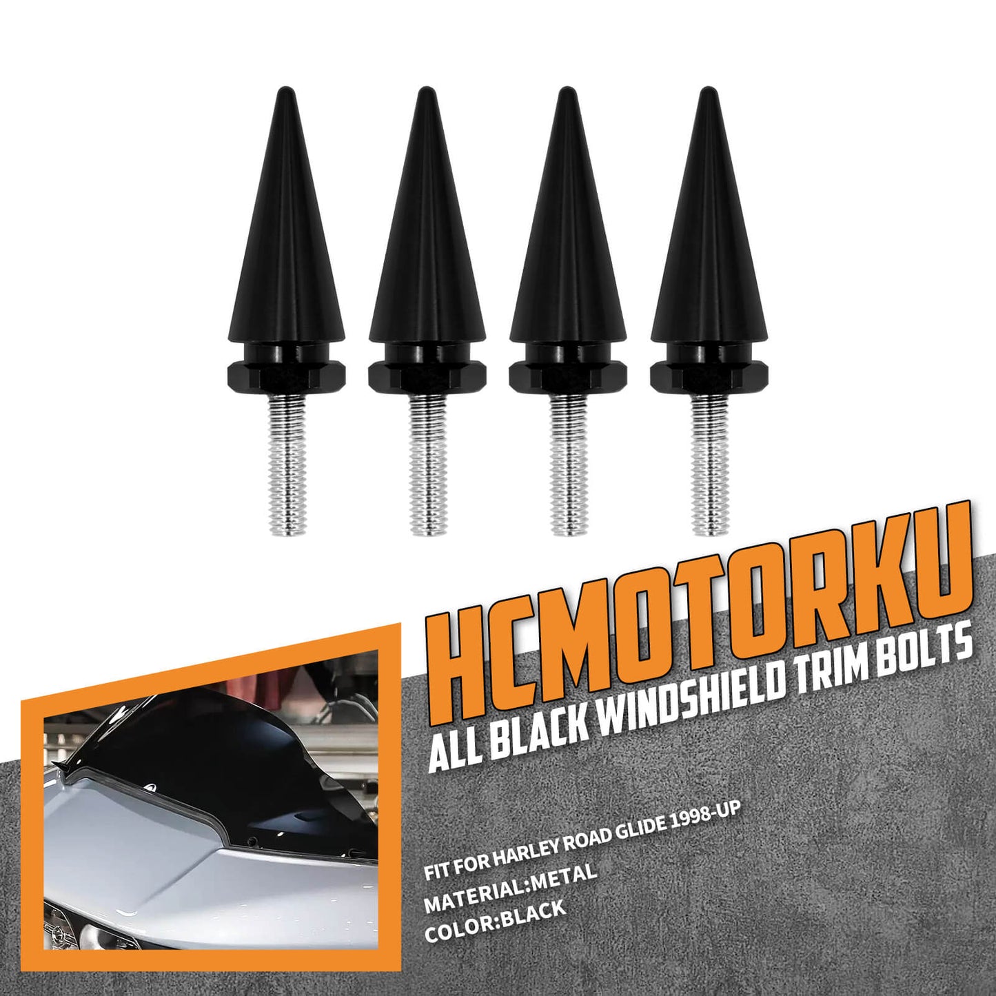 Motorcycle Fairing Bolts Fit Harley Street Glide Road Glide 2004-UP | HCmotorku