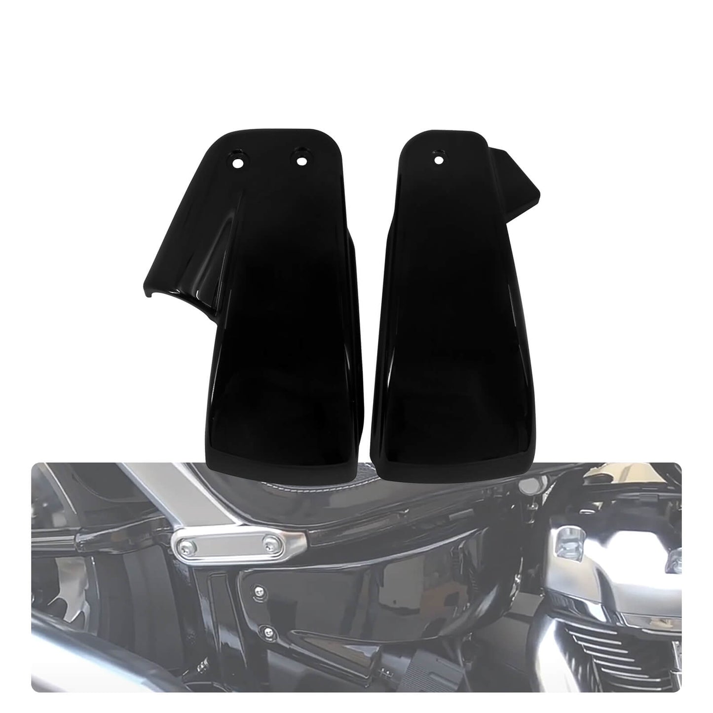 ABS Battery Side Fairing Covers Black Fit For Harley Fat Boy Breakout 2018-2023 | HCmotorku