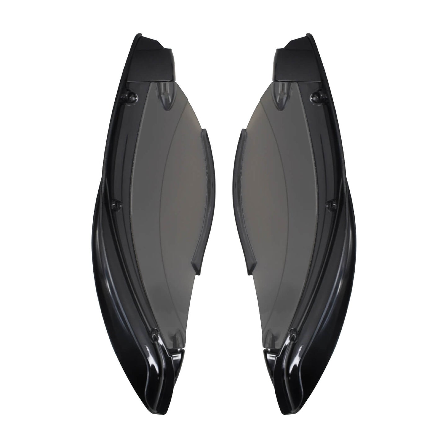 Side Batwing Fairing Wind Deflector Gloss Black Fit For Harley Electra Touring | HCmotorku