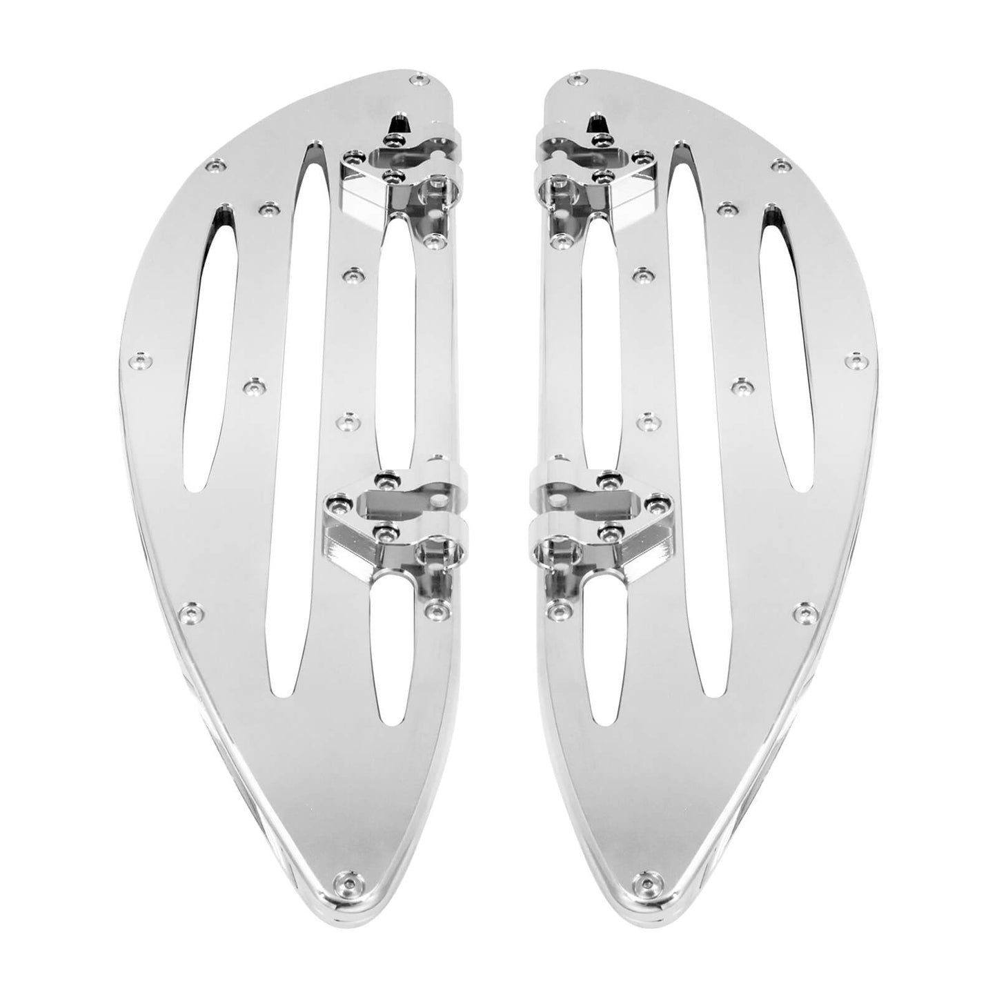 Front Stretched Rider Floorboards for Harley 1986-2025 Touring 1986-2017 Softail | HCmotorku