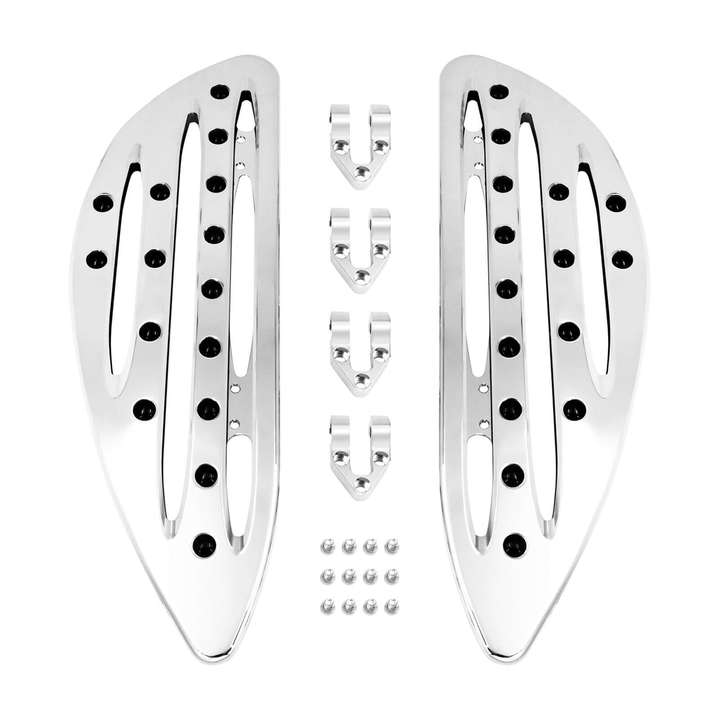 Front Stretched Rider Floorboards for Harley 1986-2025 Touring 1986-2017 Softail | HCmotorku