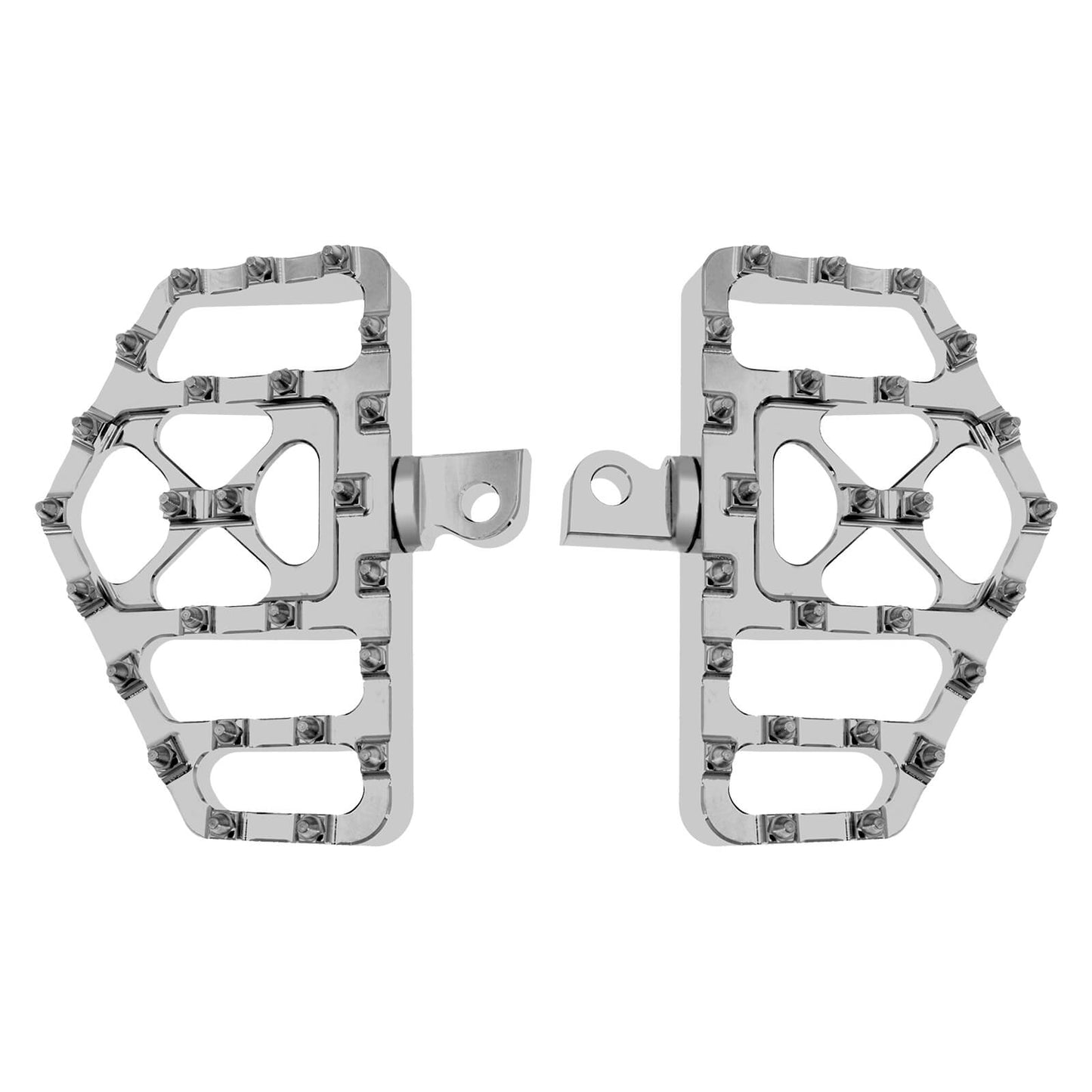 Wide MX Rear Floorboards Male Mount Passenger Foot Pegs Chrome Fit For Harley | HCmotorku