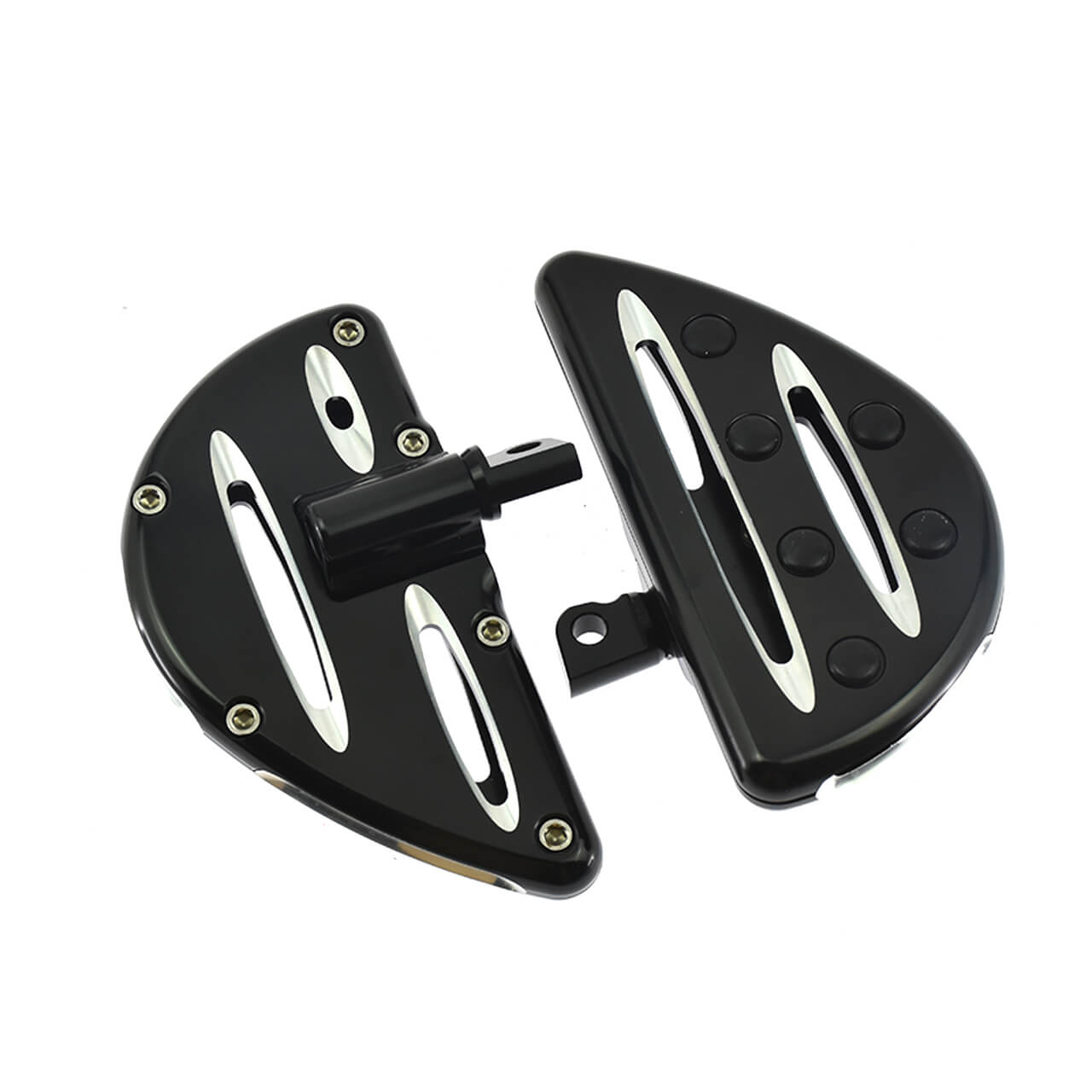 Rear Passenger Footpegs Rests Floorboards Fit Harley Touring Street Dyna | HCmotorku