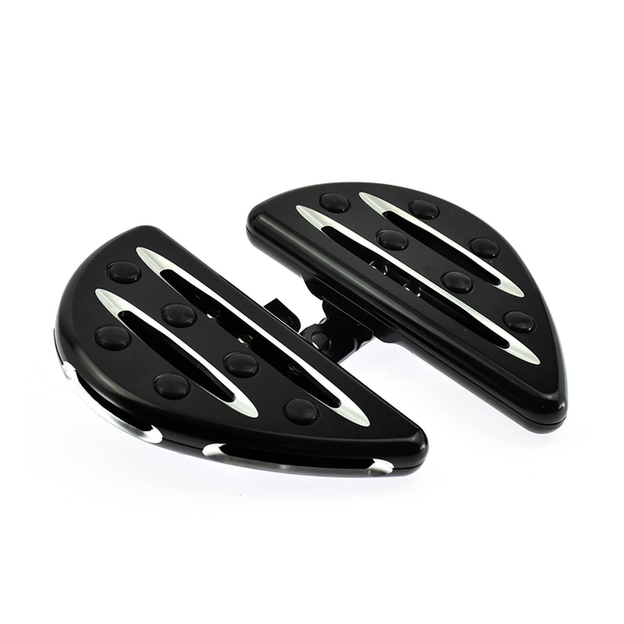 Rear Passenger Footpegs Rests Floorboards Fit Harley Touring Street Dyna | HCmotorku