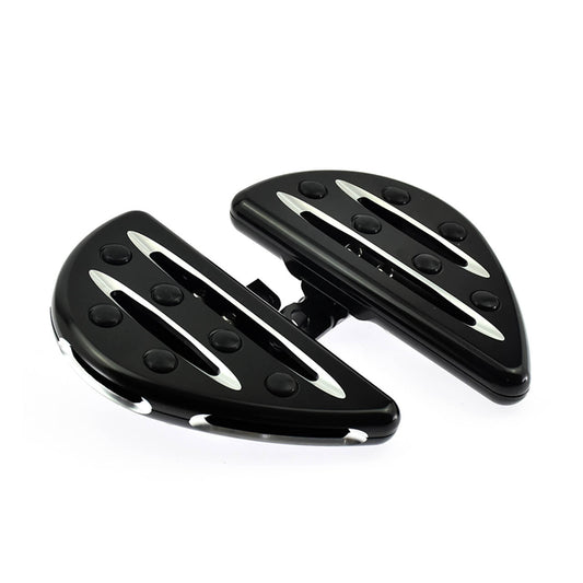Rear Passenger Footpegs Rests Floorboards Fit Harley Touring Street Dyna | HCmotorku