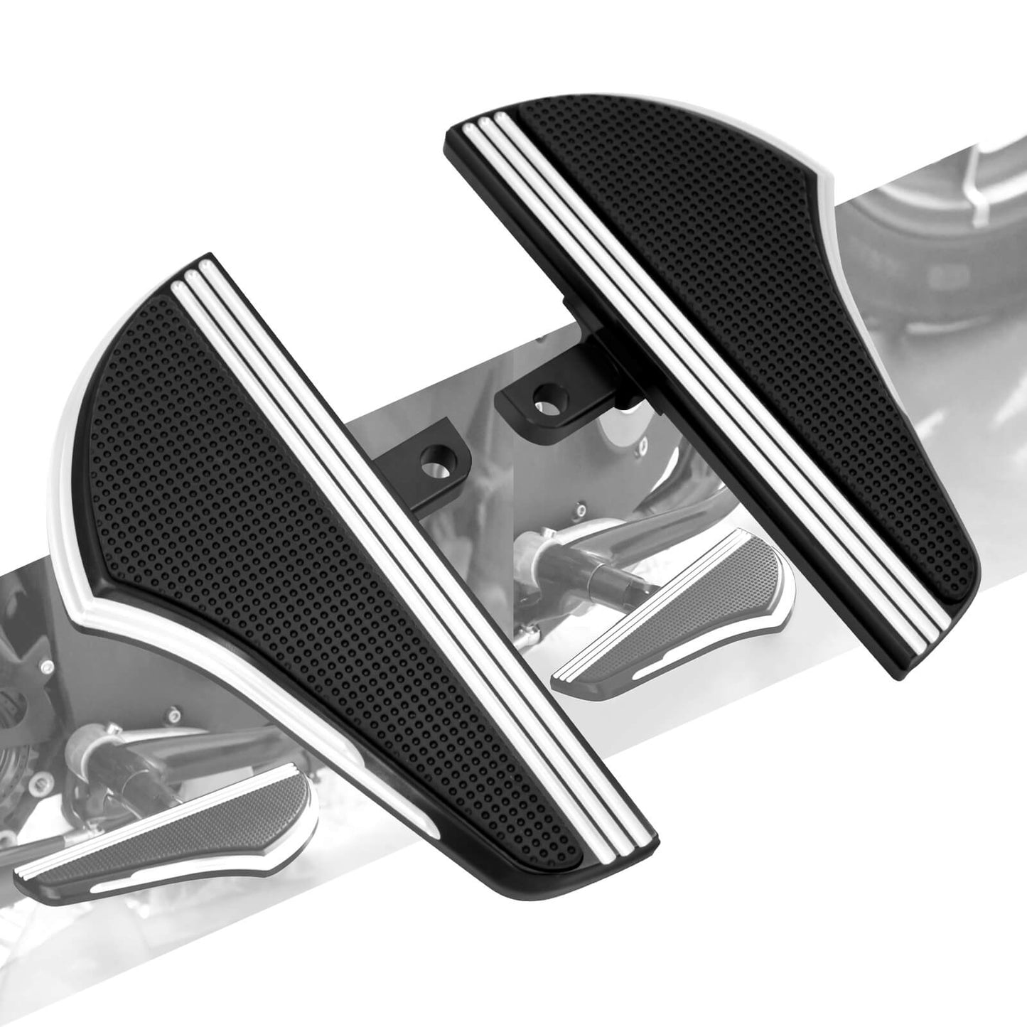 Rear Passenger Defiance Floorboards Male Foot Pegs Fit Softail | HCmotorku