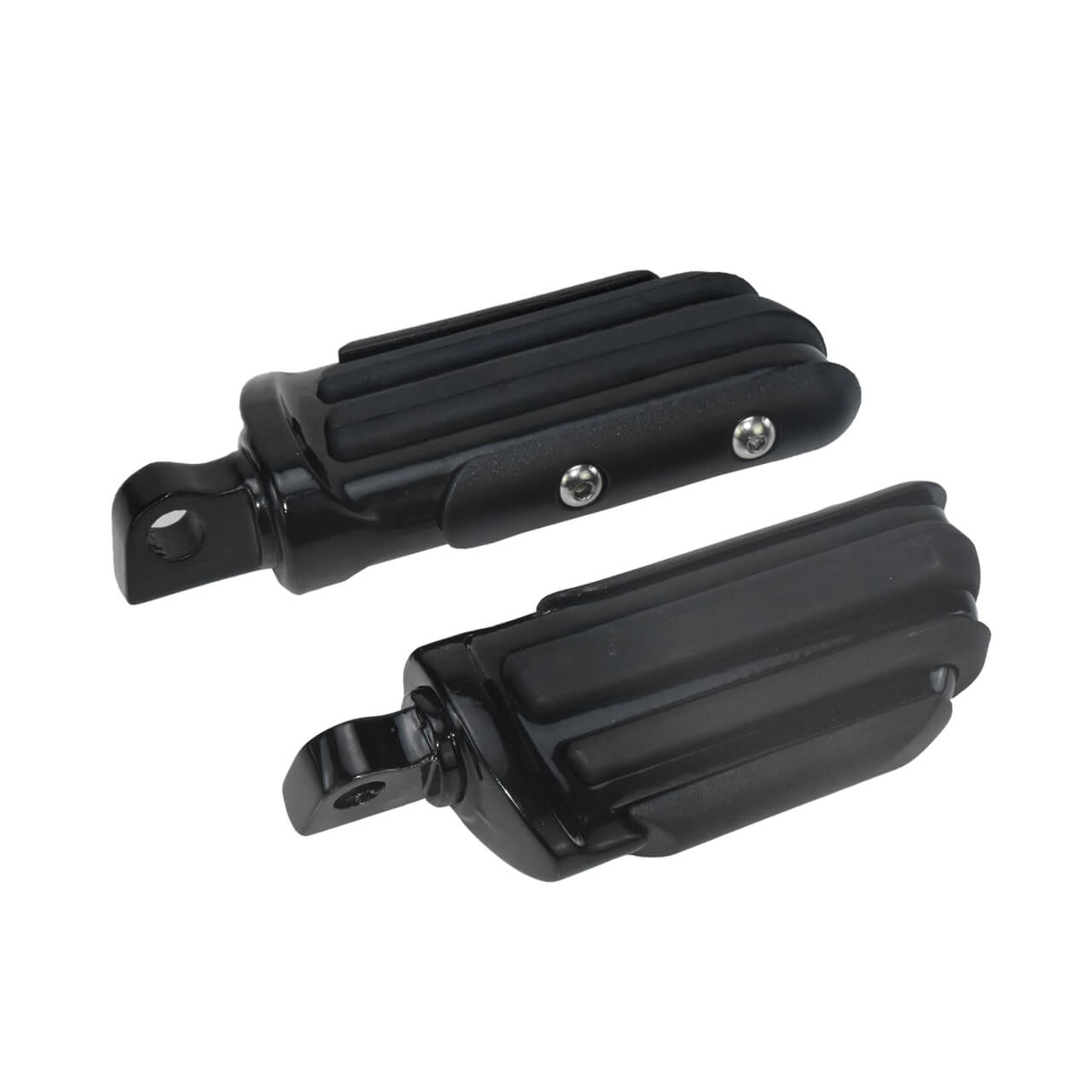 Rubber Passenger Highway Foot Pegs Footrest Black For Harley Sportster Softail | HCmotorku
