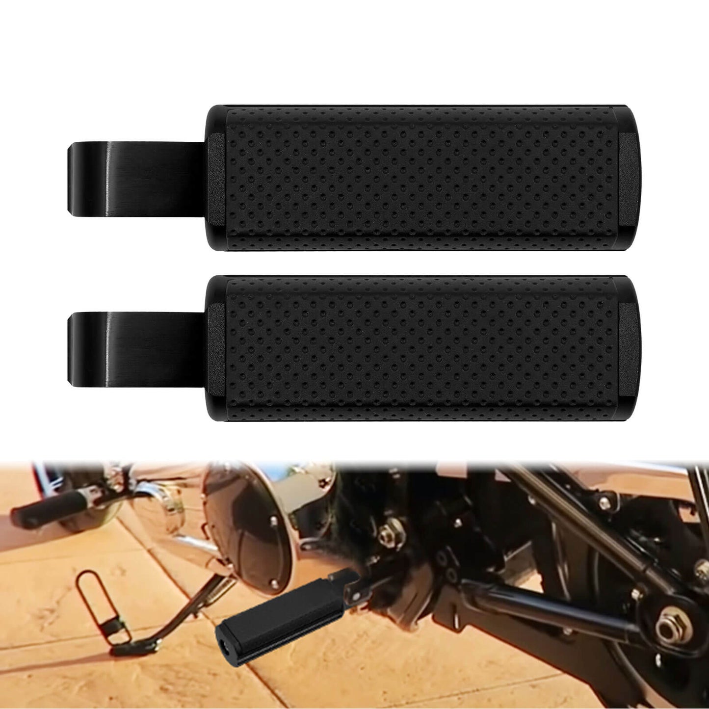 Motorcycle Passenger Foot Pegs Male Mount Fit Harley Softail 2018-UP | HCmotorku