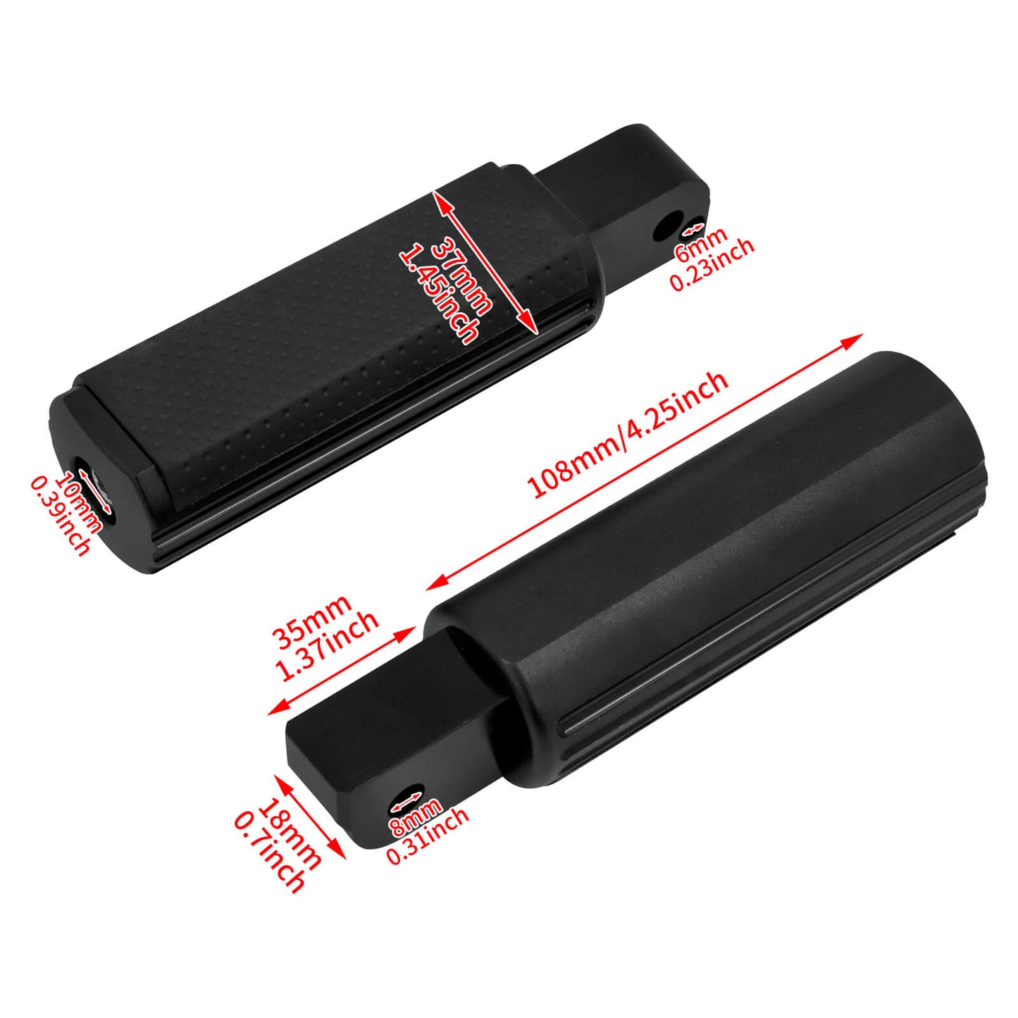 Motorcycle Passenger Foot Pegs Male Mount Fit Harley Softail 2018-UP | HCmotorku
