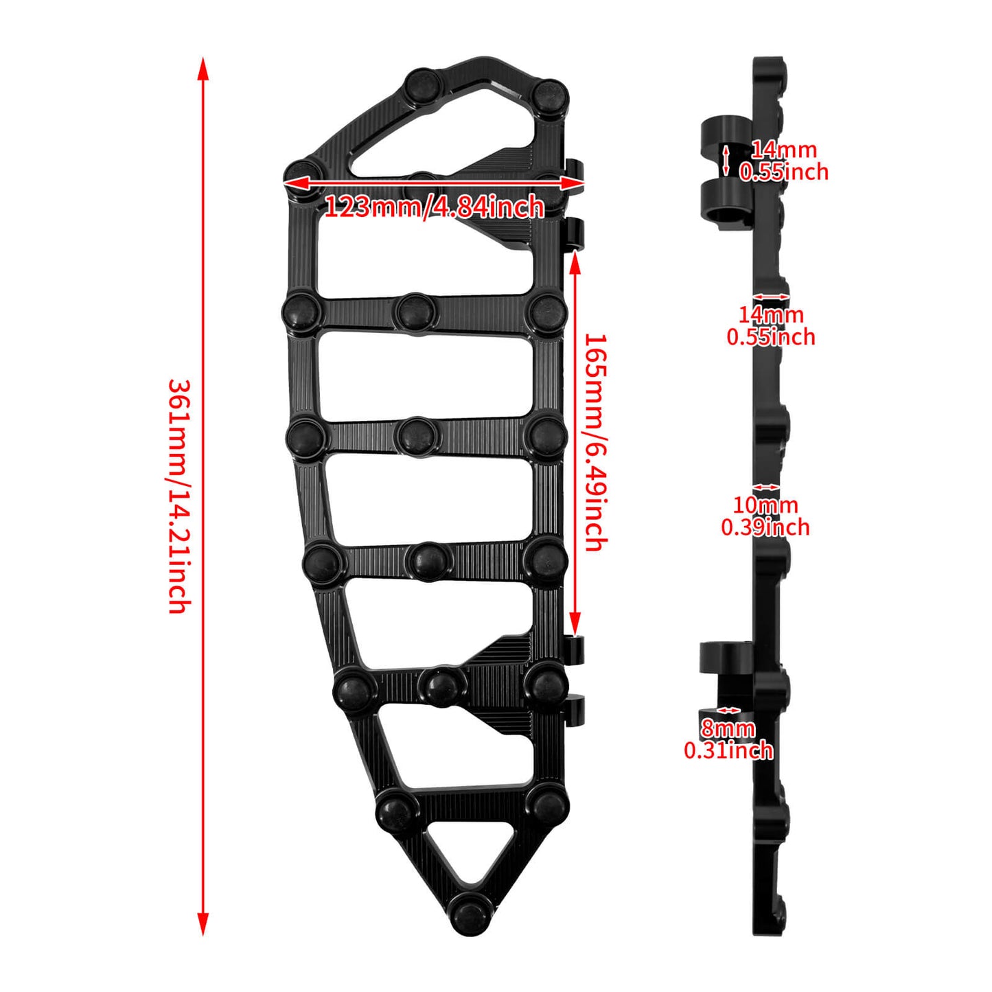 Rider Floorboards For Harley FL Softail Touring 1986-2025 | HCmotorku