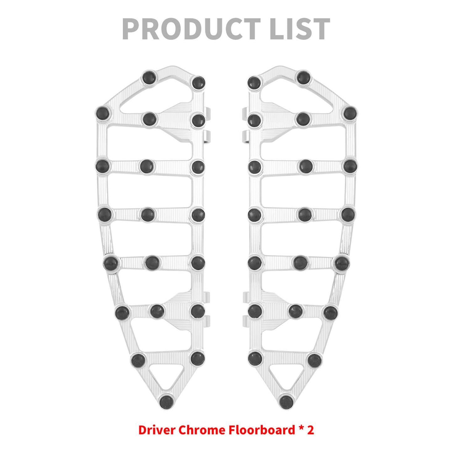 Rider Aluminum Footboards Harley Softail Touring 1986-2025 | HCmotorku