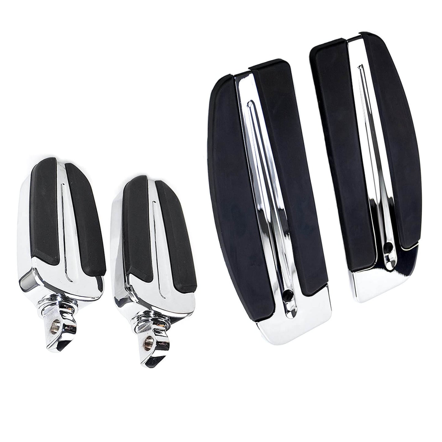 Front & Rear Foot Rest Floorboard Insert Foot Pegs Fit For Harley Touring 1986-UP | HCmotorku
