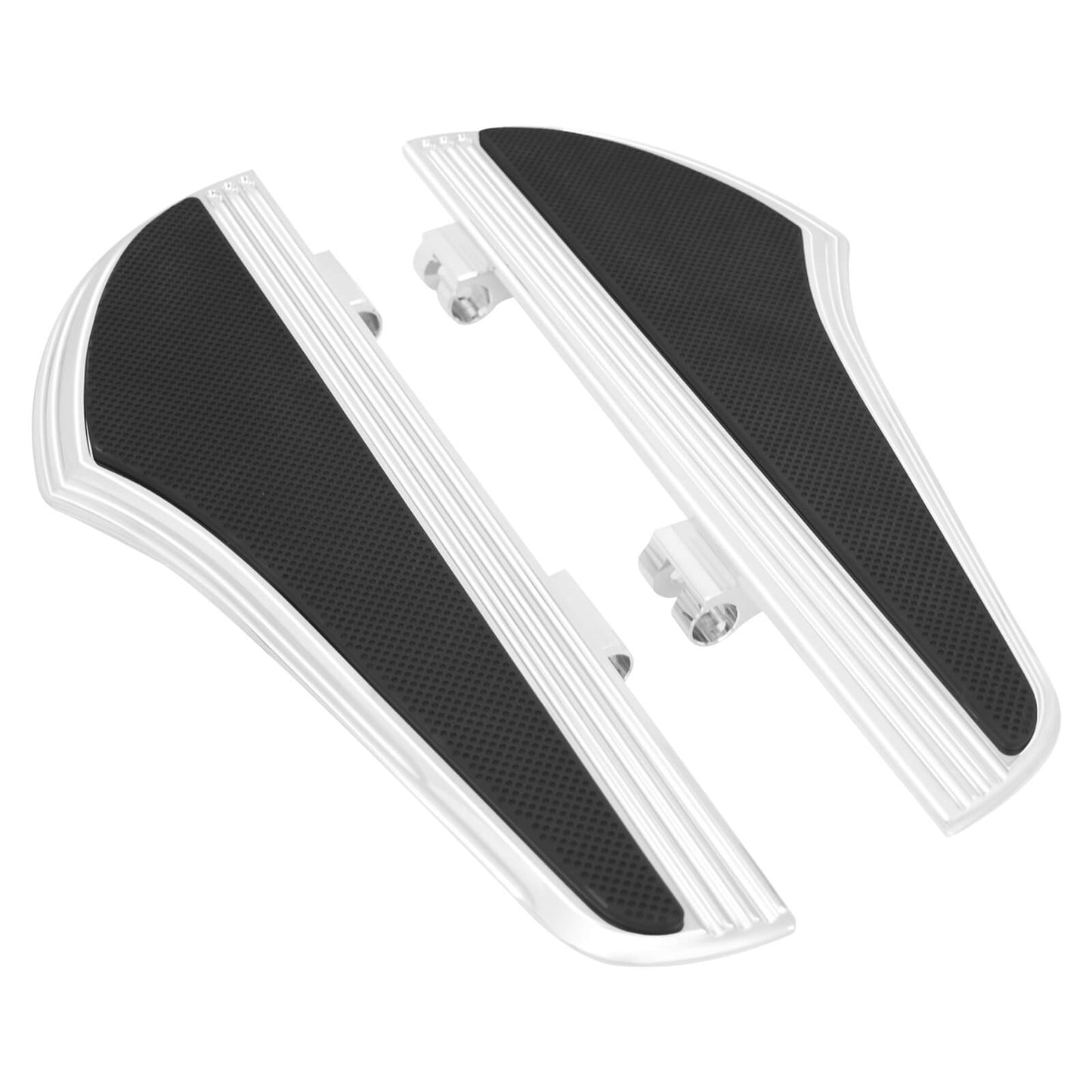 Rider Floorboards Chrome Foot Rest Footboards Fit Harley 2012-2025 FLD Touring | HCmotorku