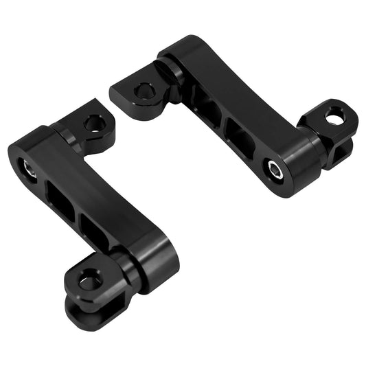 Foot Pegs Male Mount Extensions Black Aluminum For Harley Sportster Softail Dyna | HCmotorku