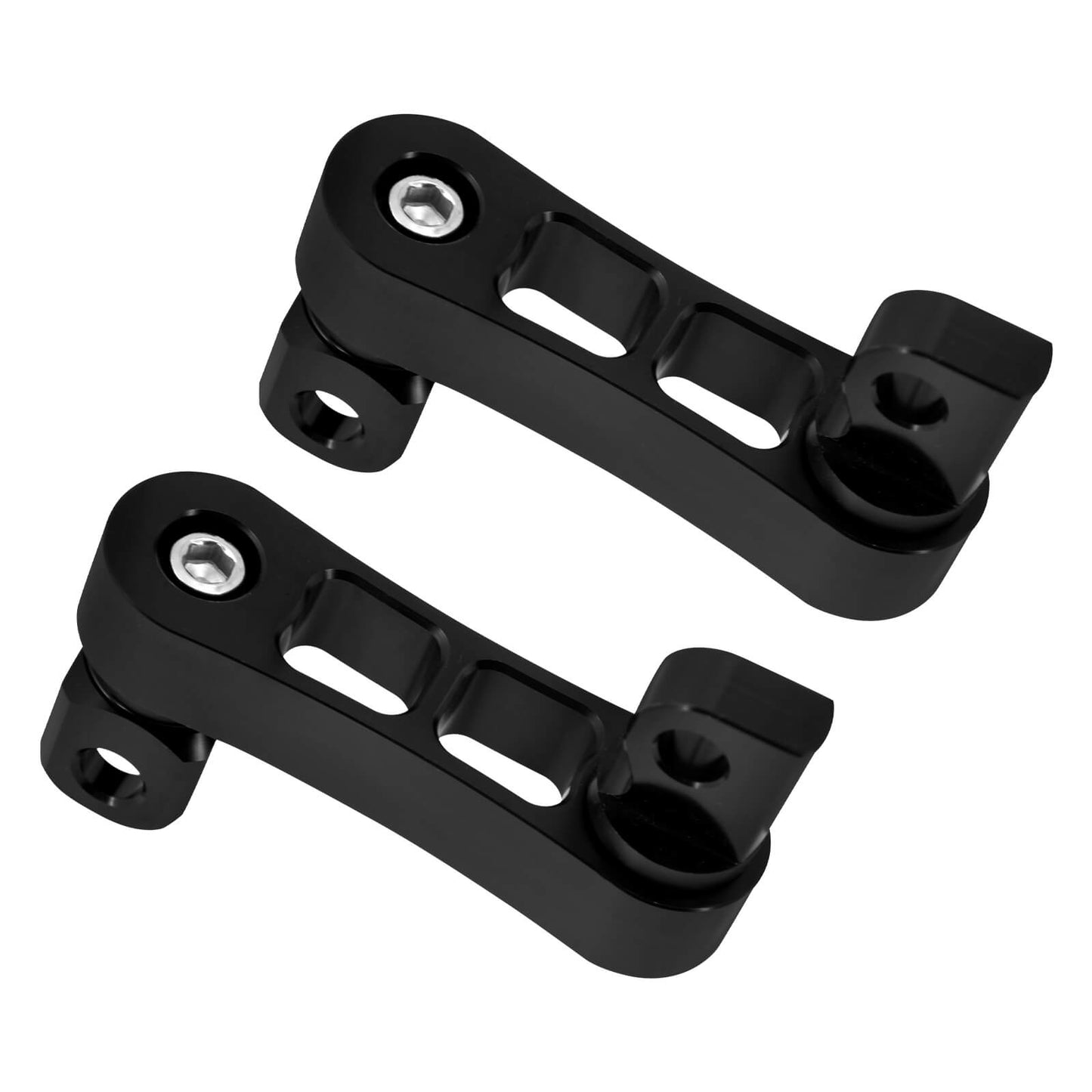 Foot Pegs Male Mount Extensions Black Aluminum For Harley Sportster Softail Dyna | HCmotorku