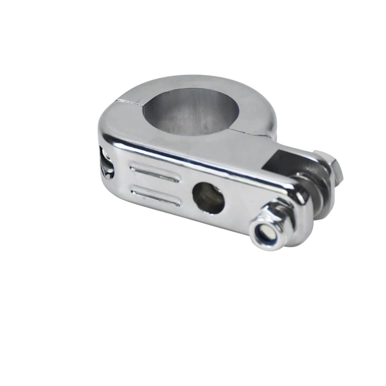Footpeg Clamp Highway Crash Bar Footrest Mount Chrome Fit For Harley Road Glide | HCmotorku