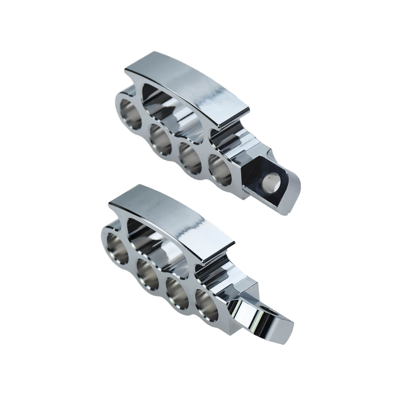 Flying Knuckle Control Foot Pegs Chrome For Harley Touring Road King Glide Dyna | HCmotorku
