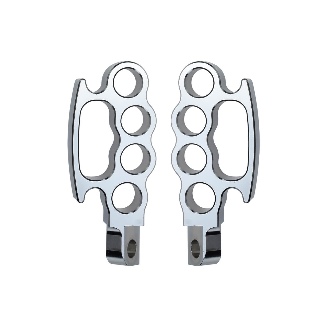 Flying Knuckle Control Foot Pegs Chrome For Harley Touring Road King Glide Dyna | HCmotorku