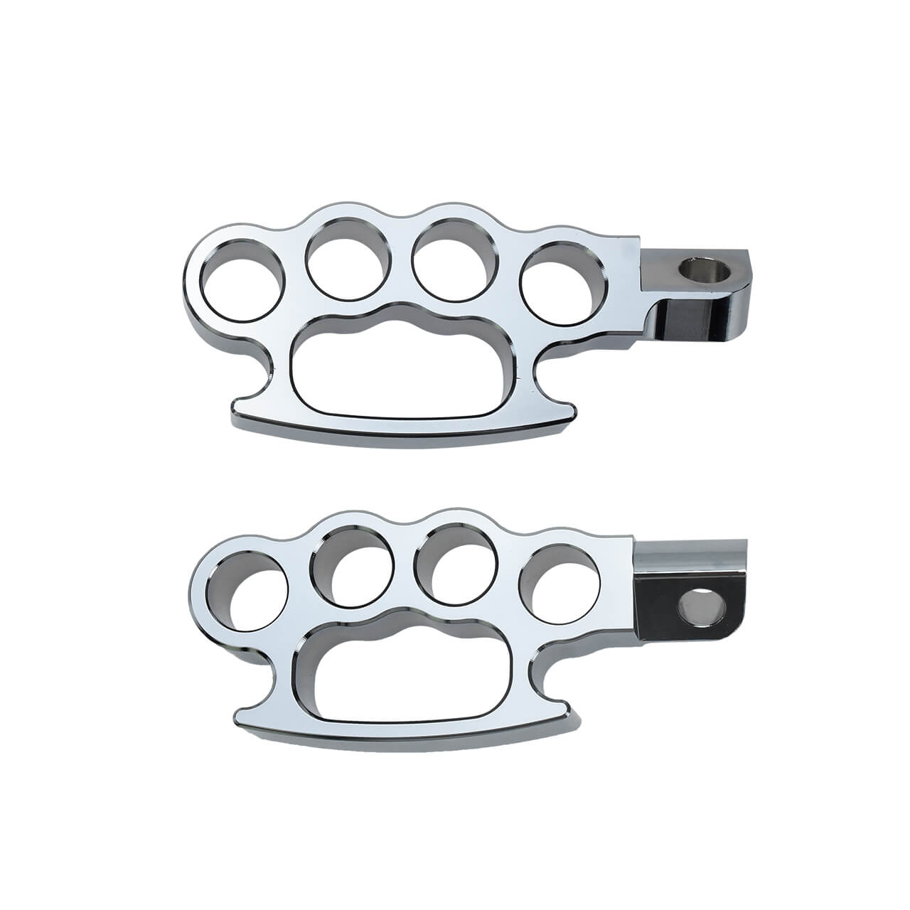 Flying Knuckle Control Foot Pegs Chrome For Harley Touring Road King Glide Dyna | HCmotorku