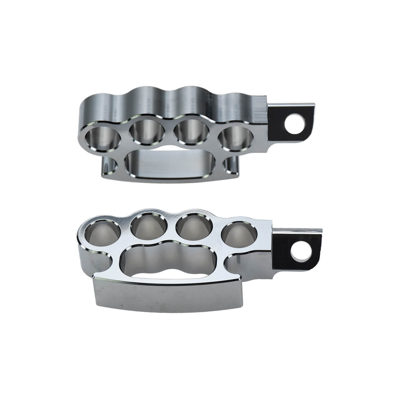 Flying Knuckle Control Foot Pegs Chrome For Harley Touring Road King Glide Dyna | HCmotorku