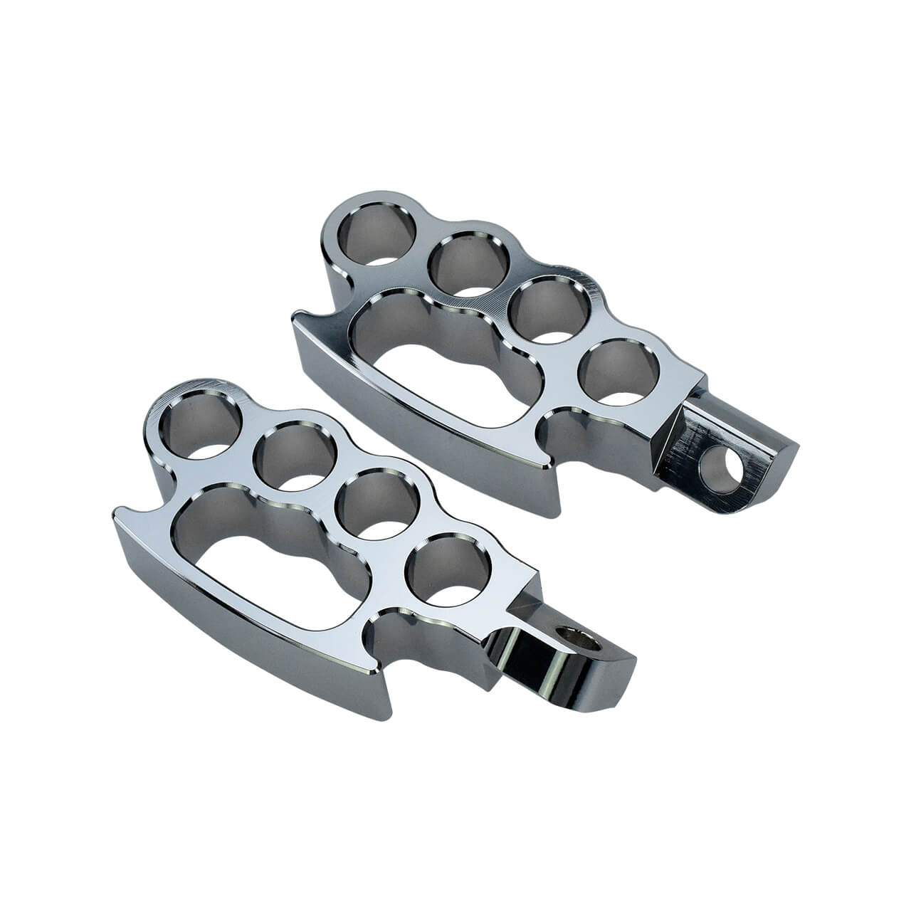 Flying Knuckle Control Foot Pegs Chrome For Harley Touring Road King Glide Dyna | HCmotorku