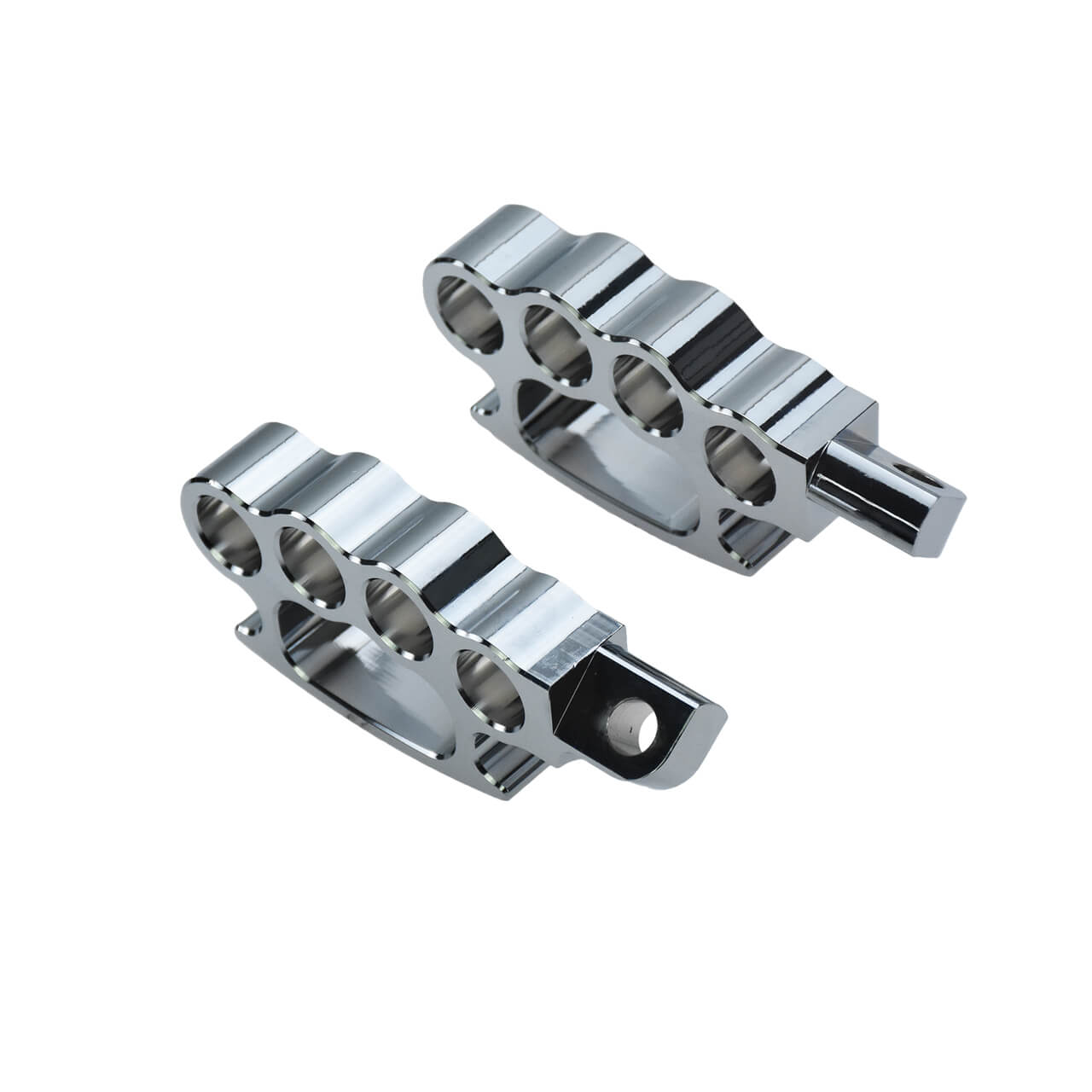 Flying Knuckle Control Foot Pegs Chrome For Harley Touring Road King Glide Dyna | HCmotorku