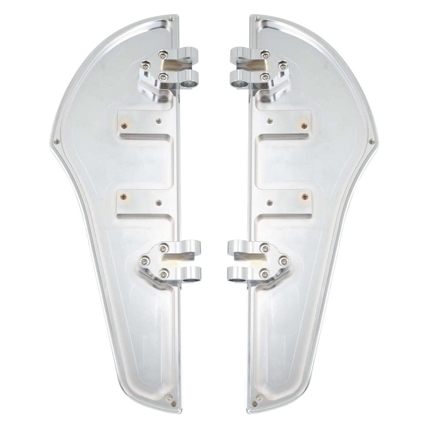 Rider Floorboards Chrome Foot Rest Footboards Fit Harley 2012-2025 FLD Touring | HCmotorku