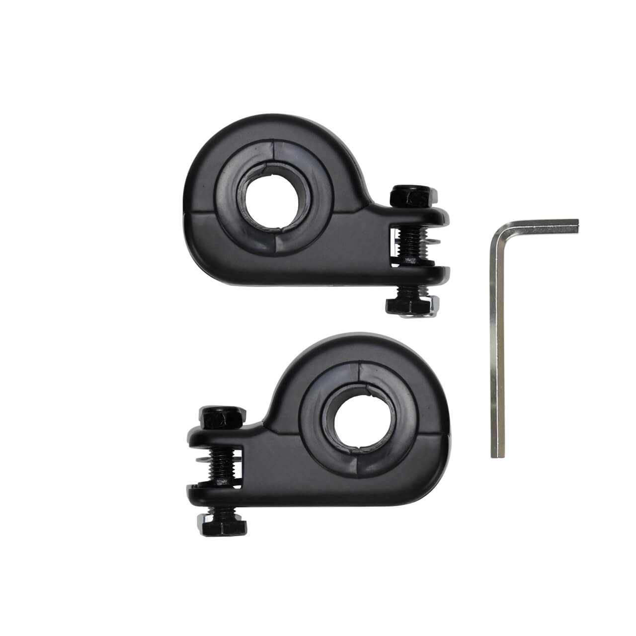 Footpeg Clamp Highway Crash Bar Footrest Mount Black Fit For Harley Street Glide | HCmotorku