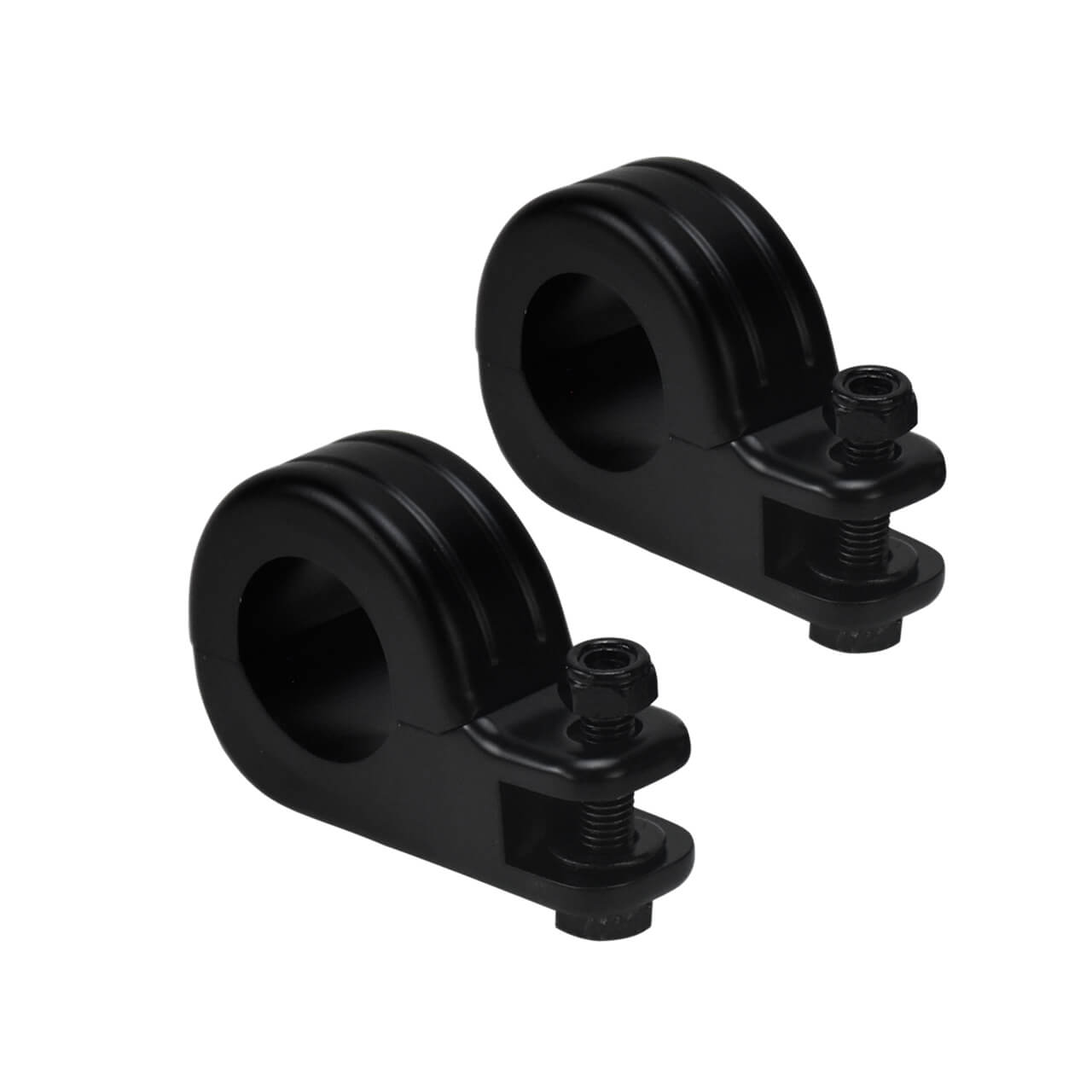 Footpeg Clamp Highway Crash Bar Footrest Mount Black Fit For Harley Street Glide | HCmotorku
