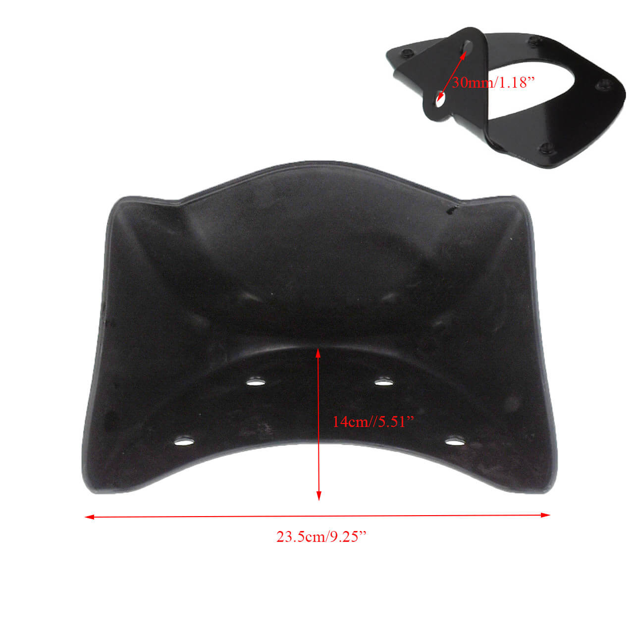 Motorcycle Front Chin Spoiler Air Dam Fairing Black Fit For Dyna FXDF 2006-2017 | HCmotorku