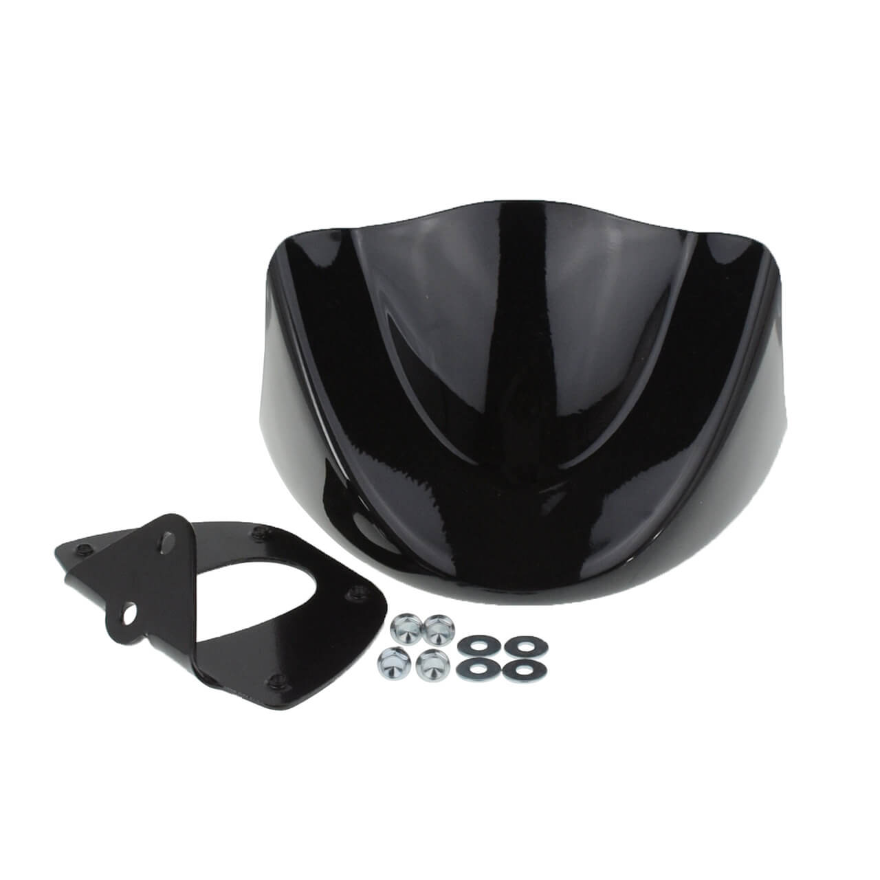 Motorcycle Front Chin Spoiler Air Dam Fairing Black Fit For Dyna FXDF 2006-2017 | HCmotorku