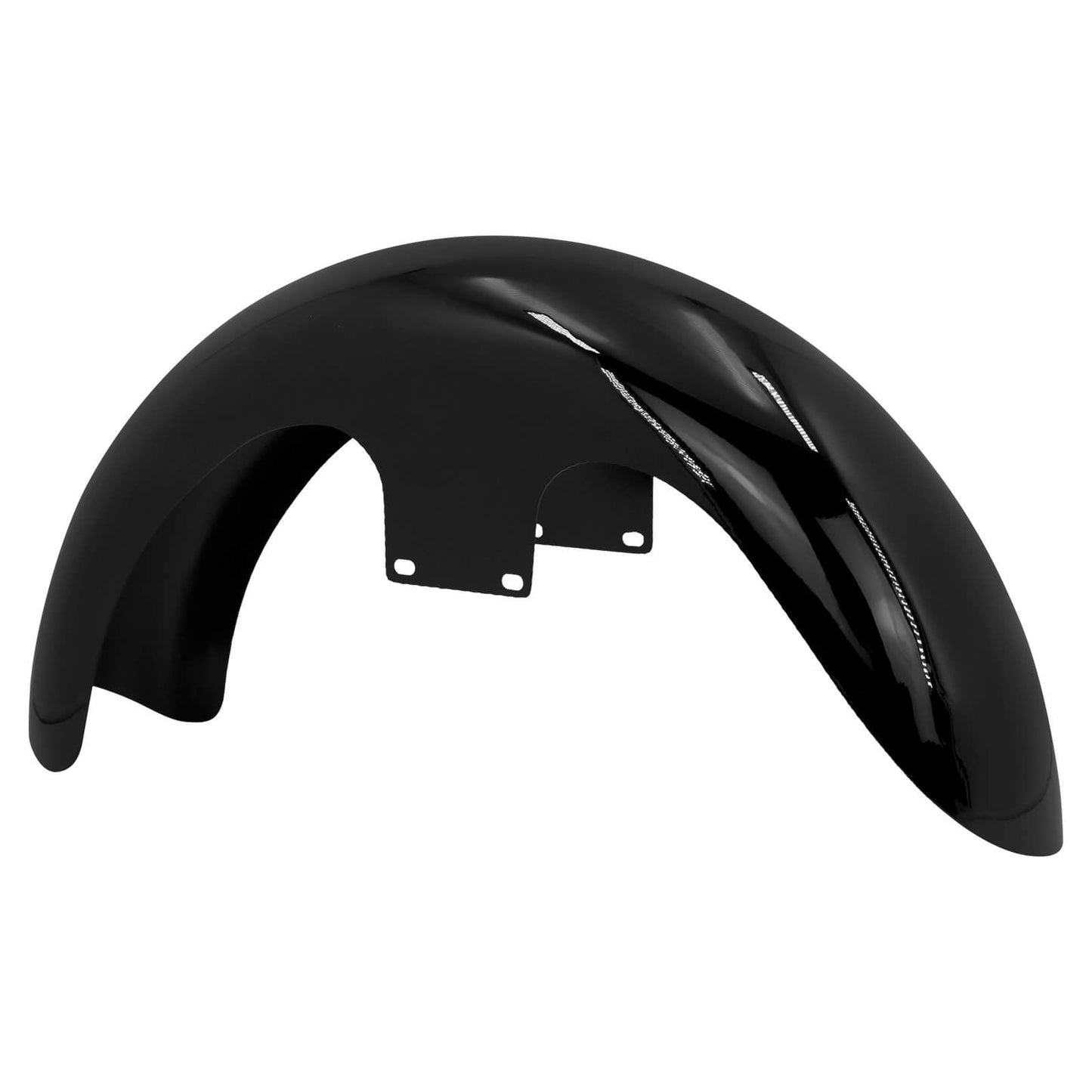 120 130/ R21 Glossy Black Wrap Front Fender Fits For Harley Touring Glides Baggers | HCmotorku