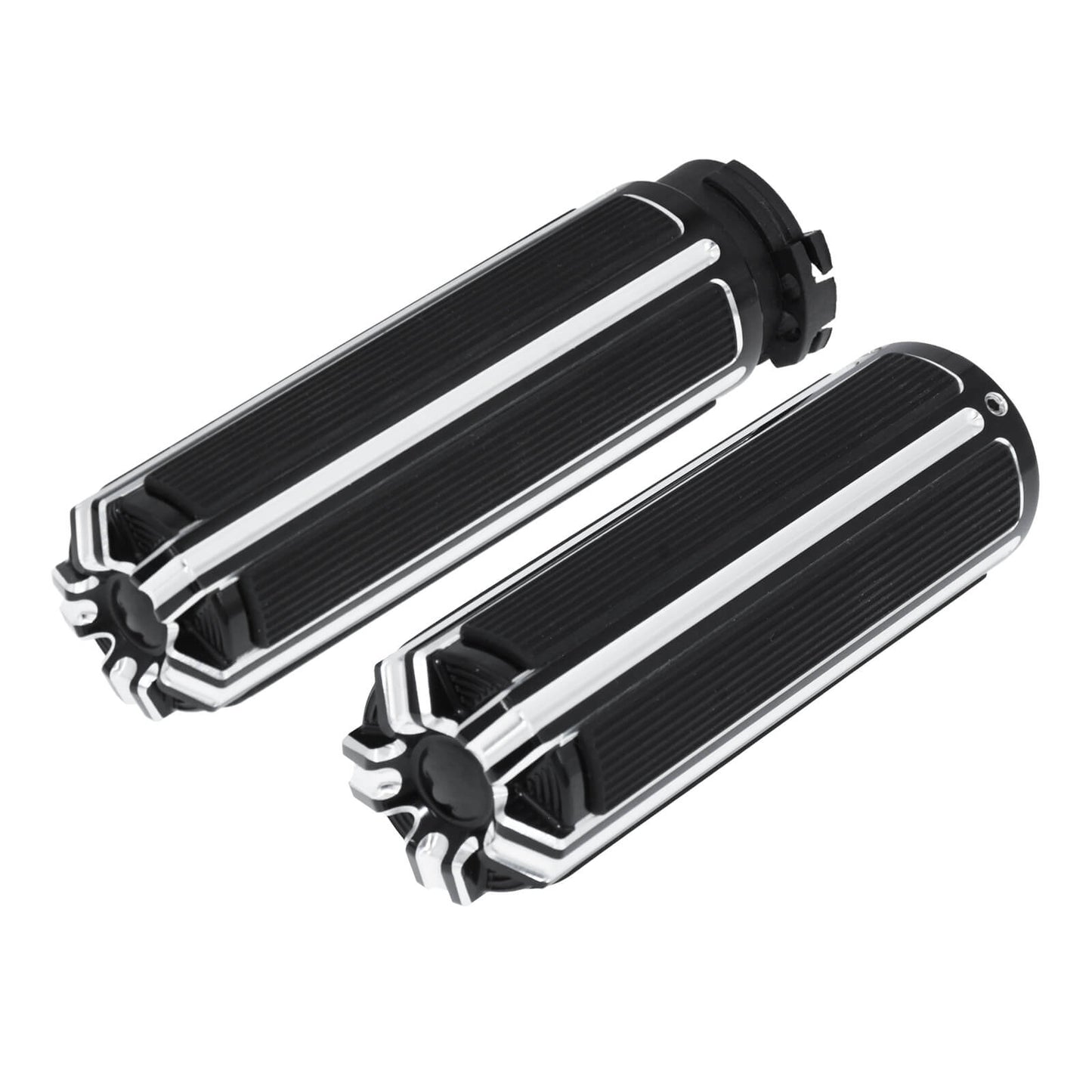 Pair 1" Motorcycle Handlebar Hand Grips Fit For Harley Dyna Touring Softail | HCmotorku
