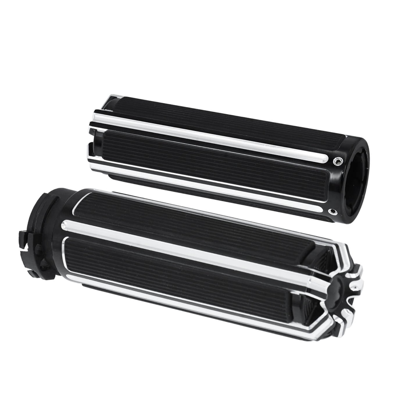 Pair 1" Motorcycle Handlebar Hand Grips Fit For Harley Dyna Touring Softail | HCmotorku