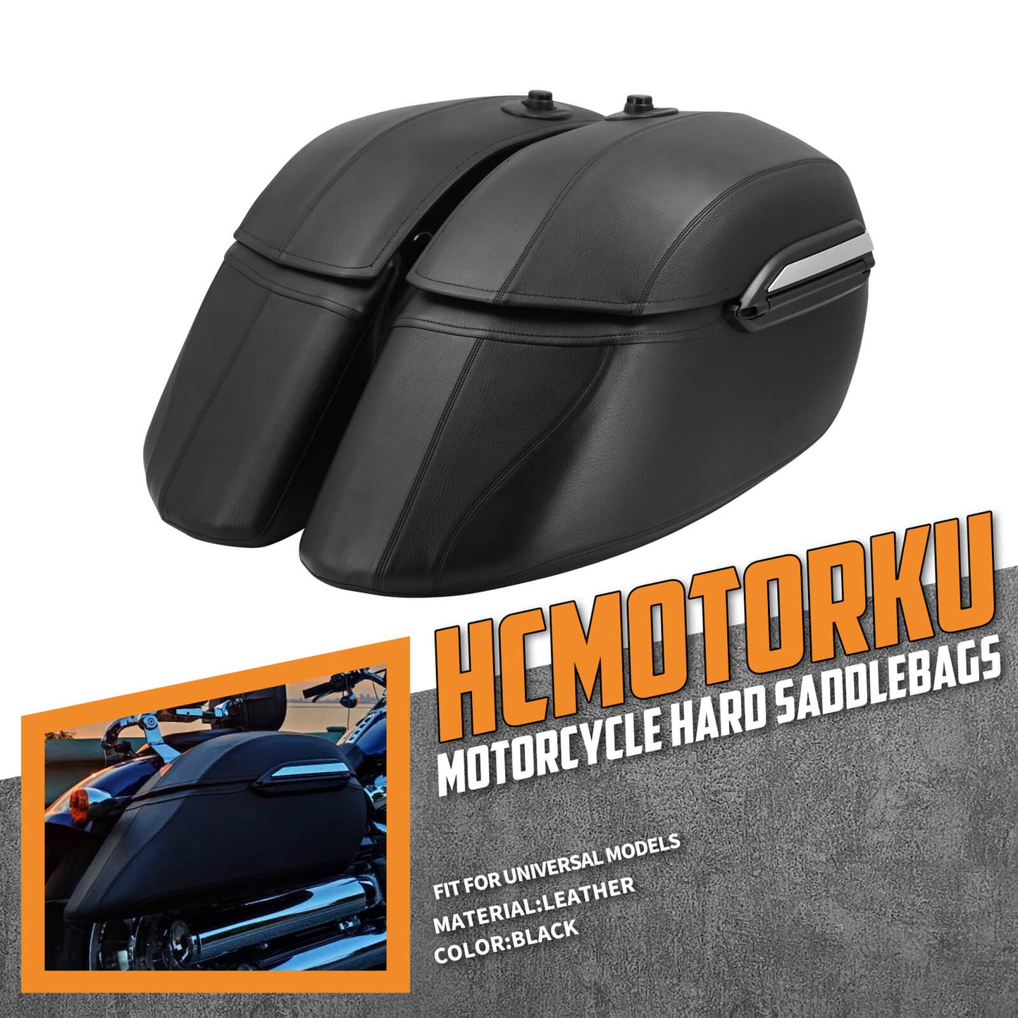 Hard Bags Saddlebag Heavy Duty Mounting Kit For Harley Softail Touring Yamaha Honda | HCmotorku
