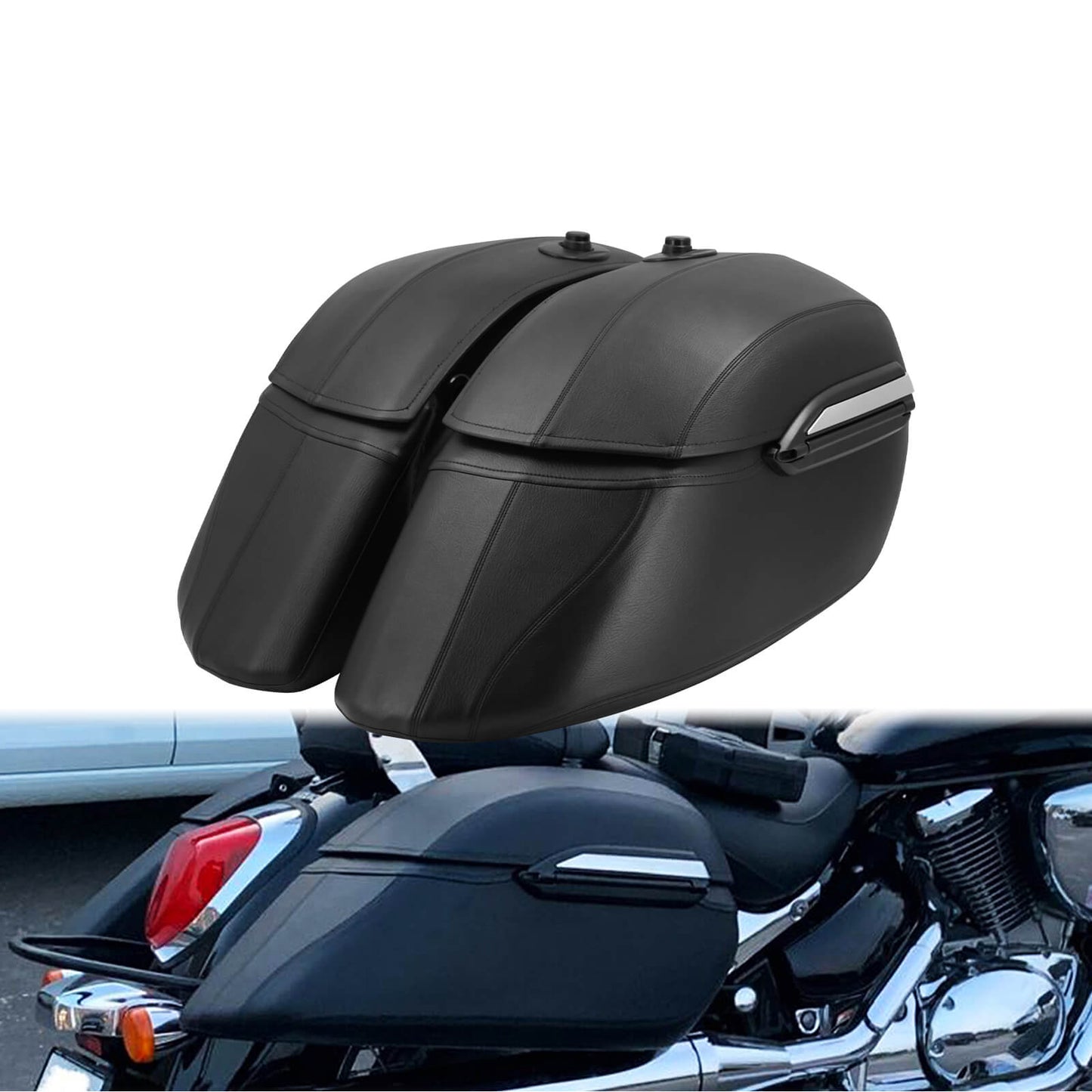 Hard Bags Saddlebag Heavy Duty Mounting Kit For Harley Softail Touring Yamaha Honda | HCmotorku