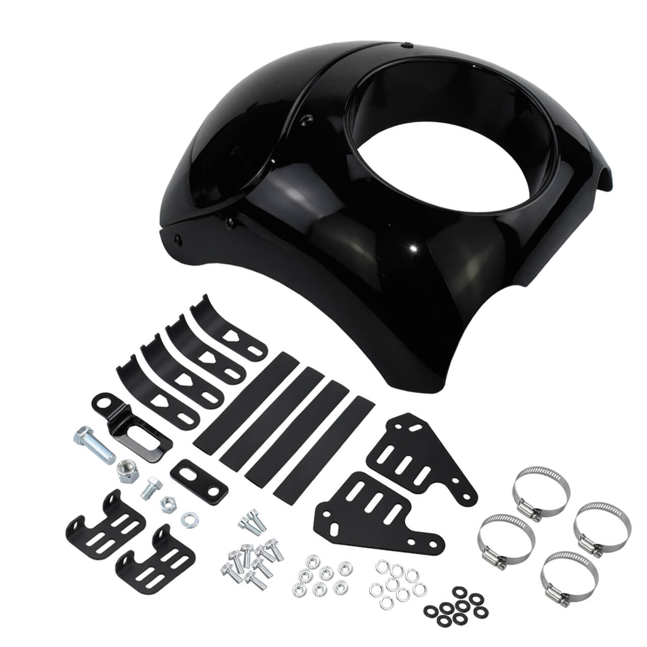 5.75" Headlight Fairing Windshield for Harley Sportster Dyna Touring | HCmotorku