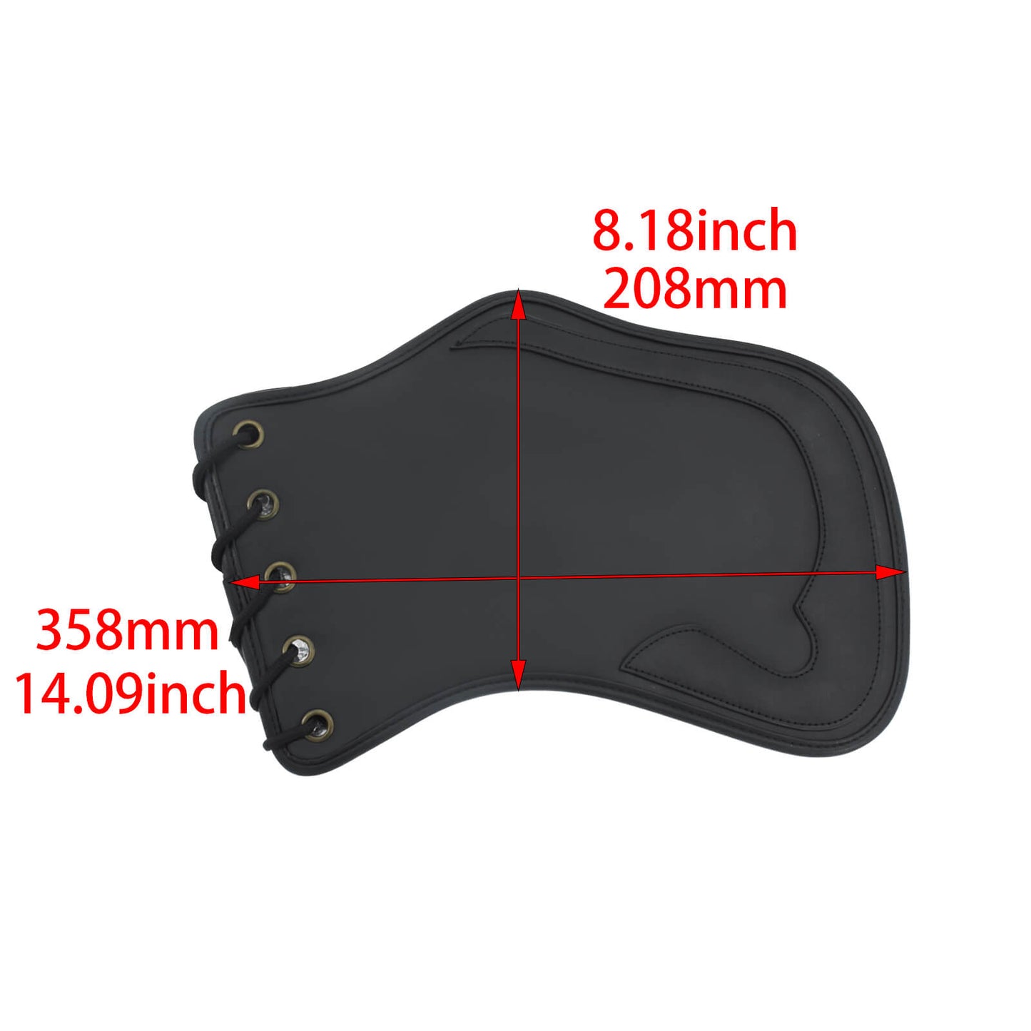 Motorcycle Heat Saddle Shield Deflectors Engine Heating Insulation Cushion Black | HCmotorku