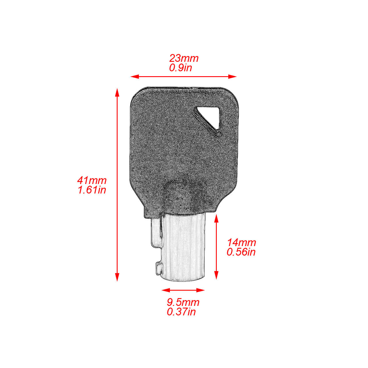 Blade Blank Key For Harley Touring Sportster Softail | HCmotorku