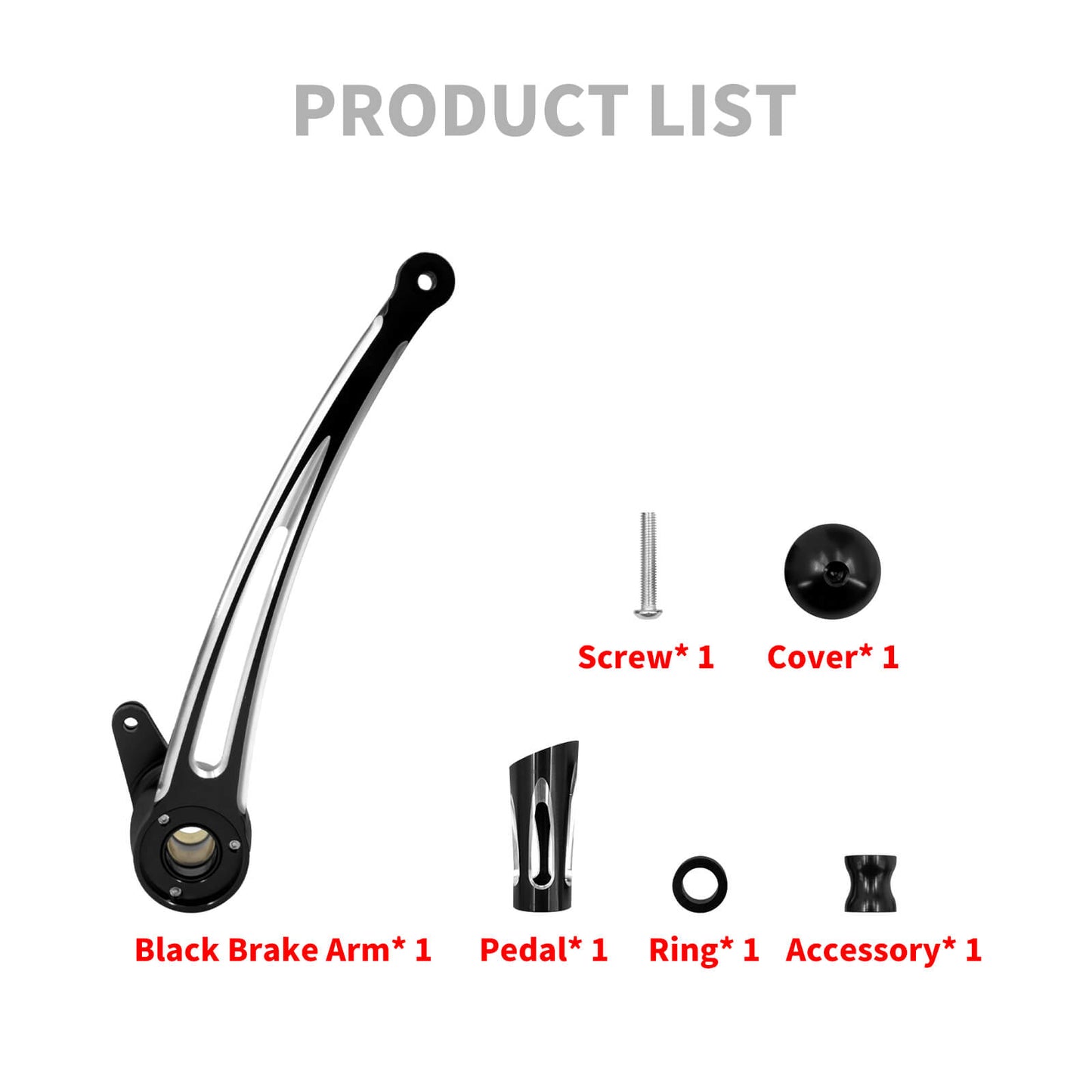 Floorboard Set Brake Shifter Lever Pegs Linkage Fit For Harley Touring 2014-UP 2024 Ultra Limited | HCmotorku
