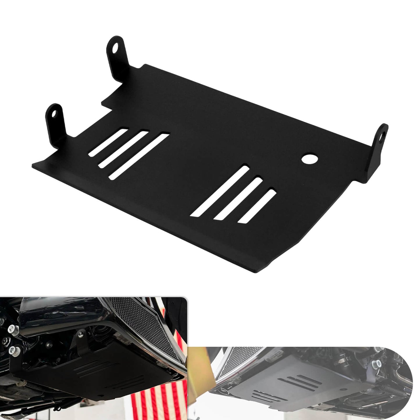 Skid Plate Lower Engine Chassis Protector For Harley Touring 2024-UP | HCmotorku