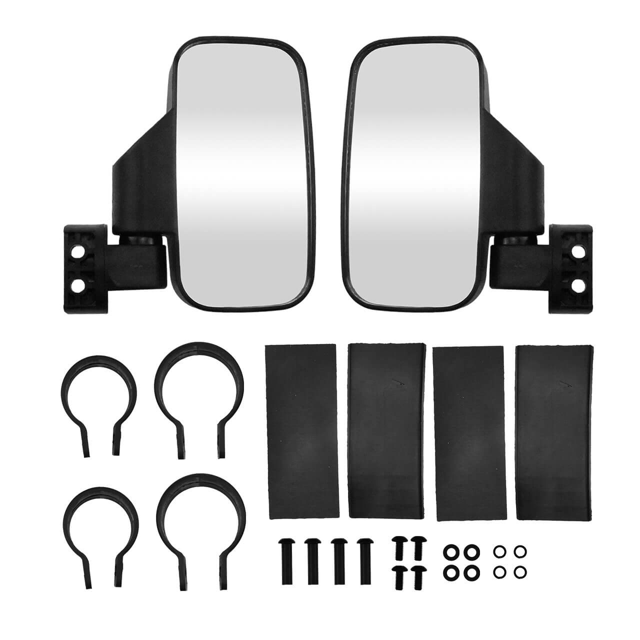 1.75" 2" Motorcycle Side Mirrors for Cafe Racer For UTV Polaris RZR | HCmotorku