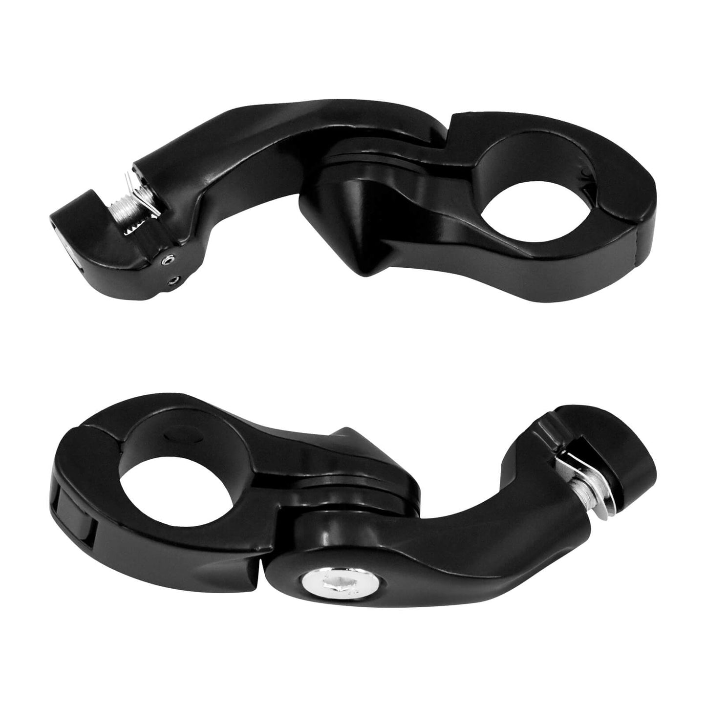 1"-1/4" Short Angled Adjustable Highway Pegs Mount Kit for Harley | HCmotorku